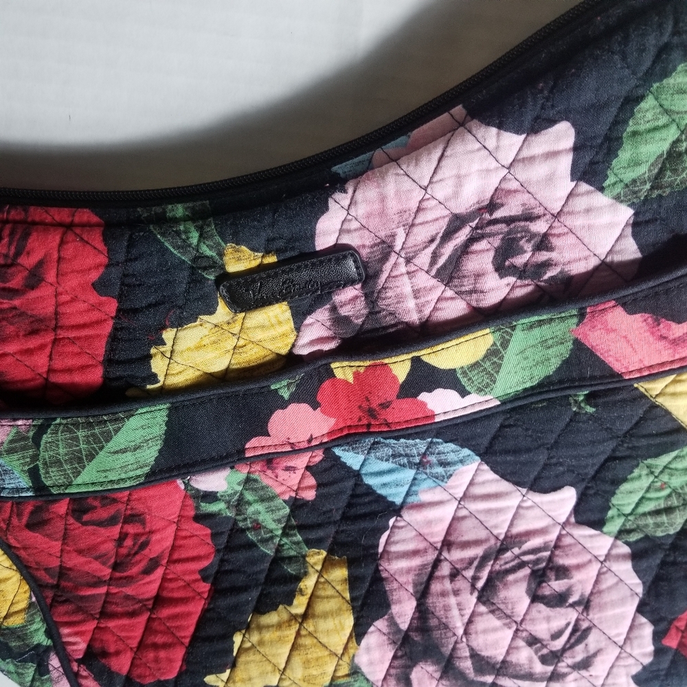VERA BRADLEY HAVANA ROSE PATTERN CROSSBODY PURSE - Picture 8 of 16
